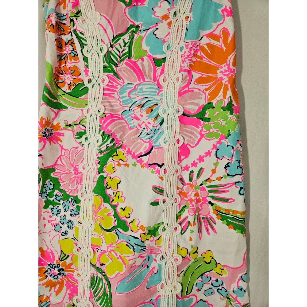 Lilly Pulitzer For Target Women's Shift Dress Nosey Posey - Size 10 - Picture 2 of 8